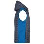 Men's Knitted Hybrid Vest royal melange/anthracite melange S Men's Knitted Hybrid Vest royal melange/anthracite melange S