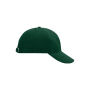 6 Panel Raver Cap Laminated dark green one size
