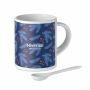 SUBLIM SPOON - Keramische sublimatiemok 300 ml - Wit