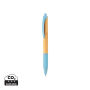 Bamboe & tarwestro pen, blauw