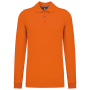 Polo lange mouwen Orange 4XL