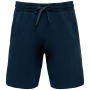 Ecologische herenshort French Terry Washed Navy Blue M