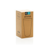 Aviana™ Rowan RCS Recycled drinkbeker 500 ML, zwart