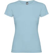 Jamaica damesshirt met korte mouwen - Hemelsblauw - S
