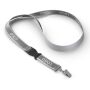 Afneembare polyester keycord met reflecterende overlay