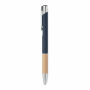 SPARTA - Pen van aluminium & Bamboe - Blauw