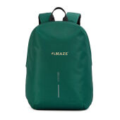 Bobby Soft, anti-diefstal rugzak, forest green, zwart