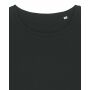 Stella Serena - Het dames T-shirt met lage ronde hals - Black (XXL)
