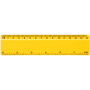 Refari liniaal van 15 cm van gerecycled plastic - Geel Refari liniaal van 15 cm van gerecycled plastic - Geel