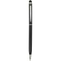 Ore aluminium balpen met stylus (blauwe inkt) - Zwart