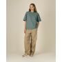 Asher - Boxy uniseks T-shirt van stevige stof - 3XL