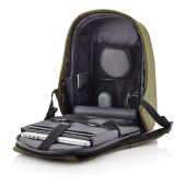 Bobby Hero Small, anti-diefstal rugzak, groen, zwart