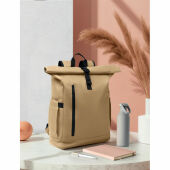 BANGKOK ROLL - Rolltop laptop rugzak 600D - Khaki