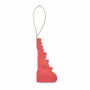 HARMOTREE - Kerstboomhanger van papier - Rood