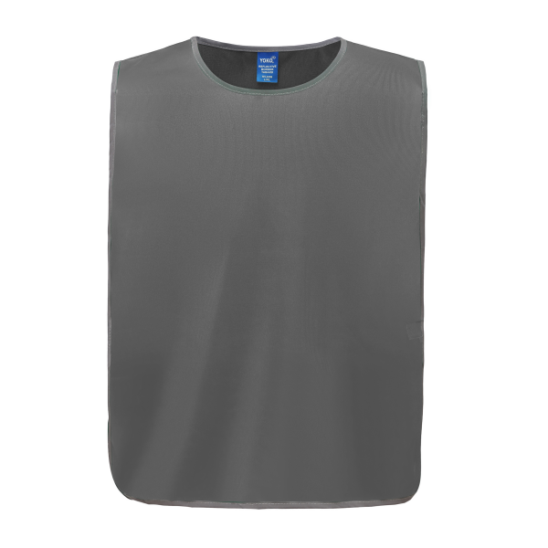 Personalisatie veiligheidshesje met reflecterende rand Grey XXL/3XL Personalisatie veiligheidshesje met reflecterende rand Grey XXL/3XL