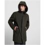 Unisex parka met gewatteerde kraag - Marineblauw - XS Unisex parka met gewatteerde kraag - Marineblauw - XS