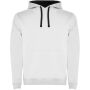 Urban hoodie voor heren - Wit/Navy Blue - XL
