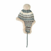 YULONG - Gebreide muts met oorflap - Zwart YULONG - Gebreide muts met oorflap - Zwart