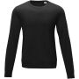 Zenon heren sweater met crewneck - Zwart - XS Zenon heren sweater met crewneck - Zwart - XS
