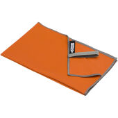 Pieter GRS ultralichte en sneldrogende handdoek 30 x 50 cm - Oranje
