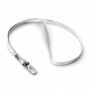 Polyester tubulaire keycord met metalen klem