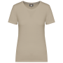 Dames-T-shirt met antibacteriële behandeling Light Sand XS