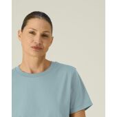 Stella Muser - Het dames Iconic T-shirt - Pebble Blue (XXL)