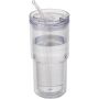 Archer 480 ml dubbelwandige plastic beker - Transparant helder