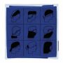 Elastische bandana TRENDY blauw