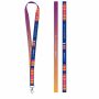 Gedrukt voorbeeld van Lanyard SUBLIMATION Long II (20 mm) van polyester
