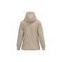 Eco damessweater met capuchon Light Sand XS