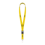 Afneembare polyester lanyard in Pantone-kleur met zeefdruk en ovale haak Afneembare polyester lanyard in Pantone-kleur met zeefdruk en ovale haak