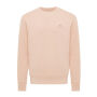 IQONIQ Etosha lichtgewicht gerecycled katoen sweater, peach nectar (S)