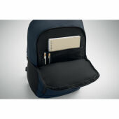 KOROVIN - 15" zachte PU laptop rugzak - Marineblauw