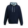 VARSITY HOODIE, FRENCH NAVY/SKY BLUE, XXL, JUST HOODS