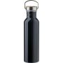 RVS drinkfles Poppy zwart