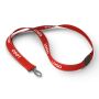 Polyester lanyard met reflecterende draden Polyester lanyard met reflecterende draden