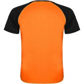 Indianapolis sportshirt met korte mouwen voor kinderen - Fluor oranje/Zwart - 4