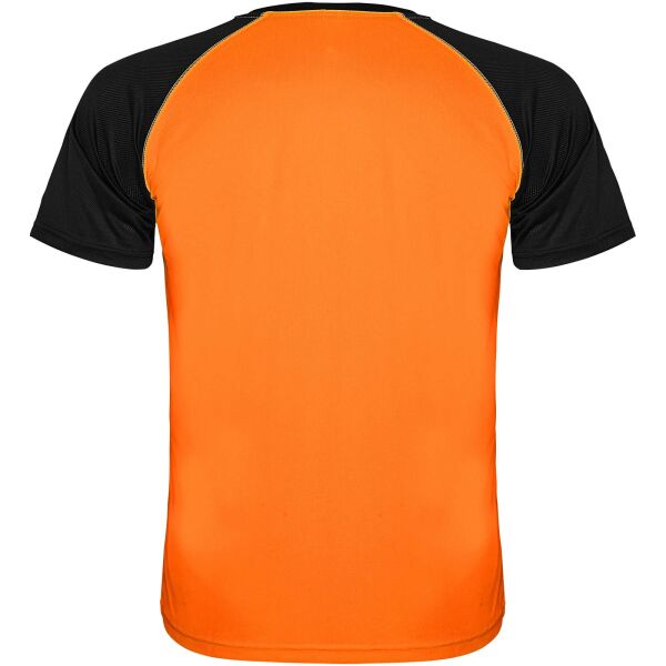 Indianapolis sportshirt met korte mouwen voor kinderen - Fluor oranje/Zwart - 4 Indianapolis sportshirt met korte mouwen voor kinderen - Fluor oranje/Zwart - 4