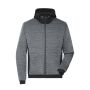 Men's Padded Hybrid Jacket carbon-melange/black XS