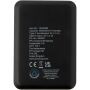 Asama type-C powerbank van 5000 mAh van gerecycled plastic - Zwart