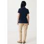 IQONIQ Yosemite dames recycled katoen pique polo, donkerblauw (L)