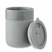 QERAM - Keramische beker 330ml - Grijs