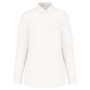 Linnen damesblouse White XXL