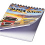 Desk-Mate® A6 spiraal notitieboek - Wit/Zwart - 50 pages