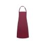 BIB APRON BASIC WITH BUCKLE, BORDEAUX, One size, KARLOWSKY