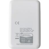 Gerecycled ABS powerbank Tavi zwart