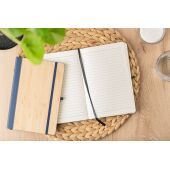Notitieboek Dorita | Bamboe | A5 | Gelinieerd - zwart