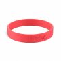 Gepersonaliseerde siliconen polsbandjes (12 mm breed)