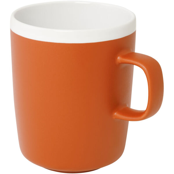 Lilio 310 ml ceramic mug - Orange